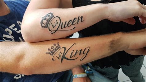 Couples Tattoos King And Queen Printable Calendars At A Glance