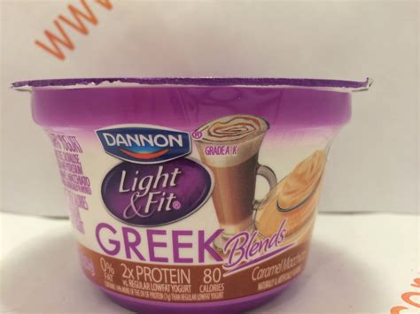 Crazy Food Dude Review Dannon Light Amp Fit Greek Blends Caramel