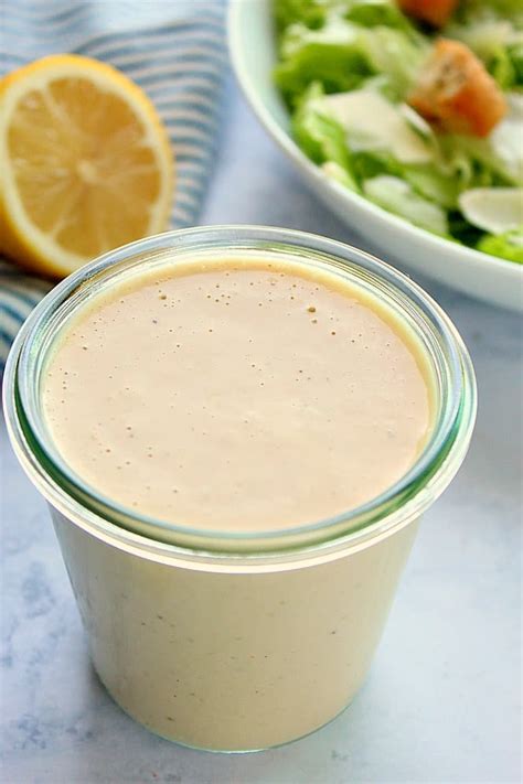 Creamy Caesar Dressing Recipe Crunchy Creamy Sweet