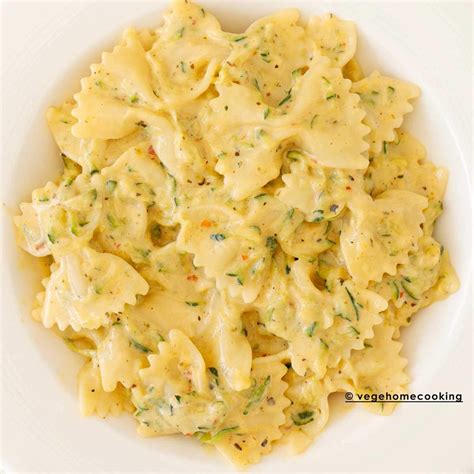 Creamy Zucchini Bow Tie Pasta