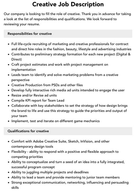 Creative Job Description For A Recruiting Manager At Npr Training