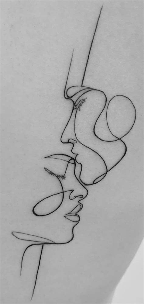 Creative Line Art Tattoos