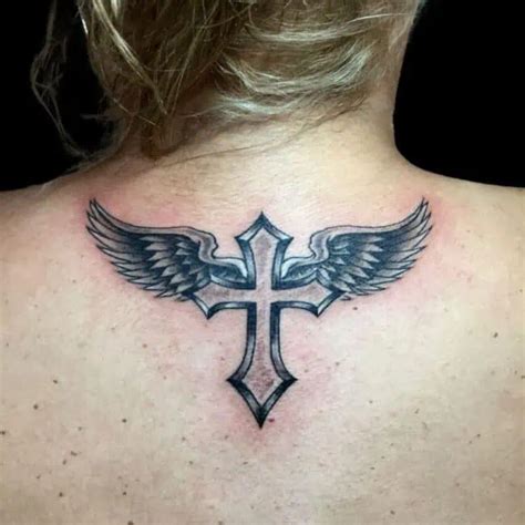 Cross Wing Tattoo Designs Cross Wing Tattoo Designs