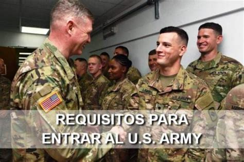 Cu Les Son Los Requisitos Para Entrar Al Us Army