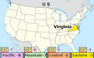 Current Time In Virginia Usa