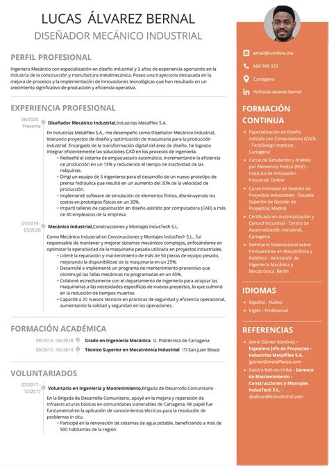 Curriculum Mec Nico Maquinaria Pesada Mecanicos Valencia