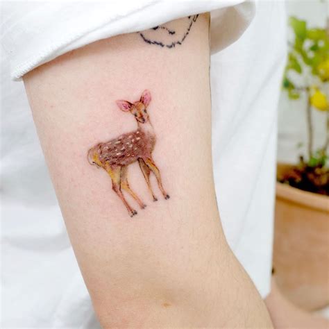 Cute Deer Tattoo