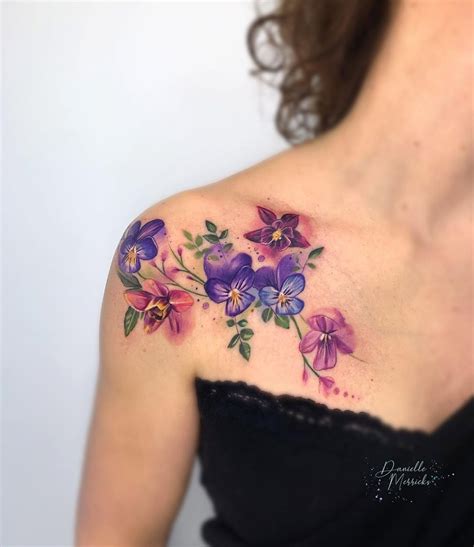 Cute Flower On The Shoulder