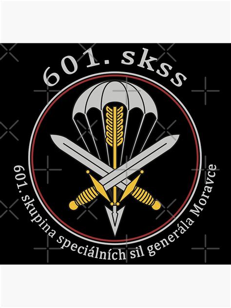 Czech Special Forces 601 Skss Army Patch 2160 Art Print