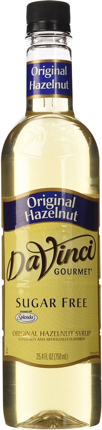 Da Vinci Sugar Free Hazelnut 25 4Oz