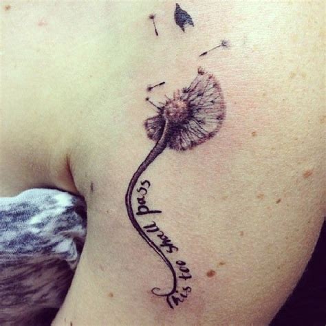 Dandelion Clock Tattoo Meaning At Otto Atkinson Blog
