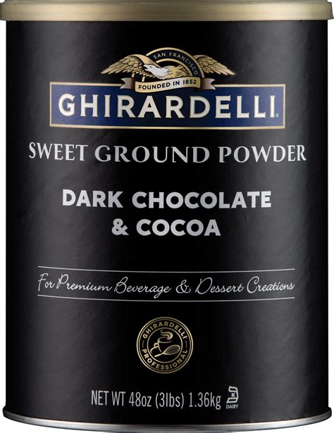 Dark Chocolate Amp Cocoa Sweet Ground Powder Ghirardelli
