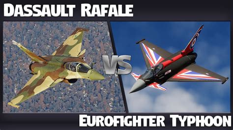 Dcs Dassault Rafale Vs Eurofighter Typhoon Dogfight Youtube
