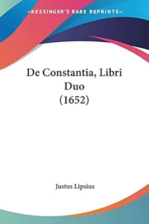 De Constantia Libri Duo