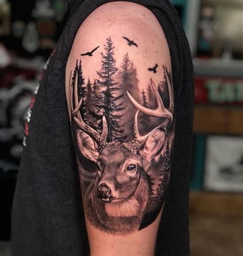 Deer Tattoo Designs For Men