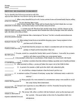 Defense Mechanisms Worksheet Answers Prntbl Concejomunicipaldechinu Defense Mechanisms Worksheet Answers Prntbl Concejomunicipaldechinu
