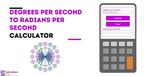Degrees Per Second To Radians Per Second Calculator Degrees Per Second To Radians Per Second Calculator