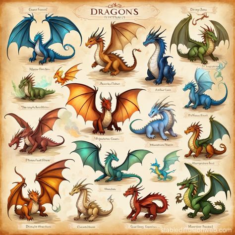 Different Types Of Dragons