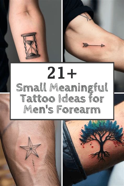 Discover Small Meaningful Tattoo Ideas For Men S Forearms That Capture