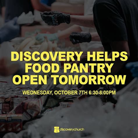Discovery Helps Food Pantry Discovery Church