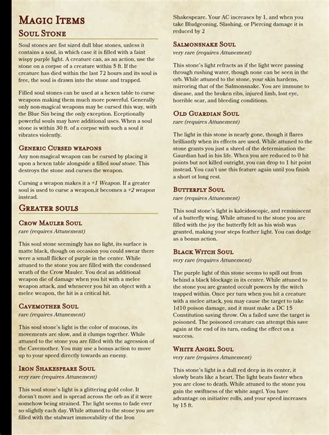 Dnd 5E Fear And Hunger Bestiary Spells Items And Piety System R