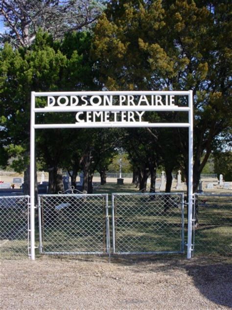 Dodson Prairie Cemetery Palo Pinto County Tx