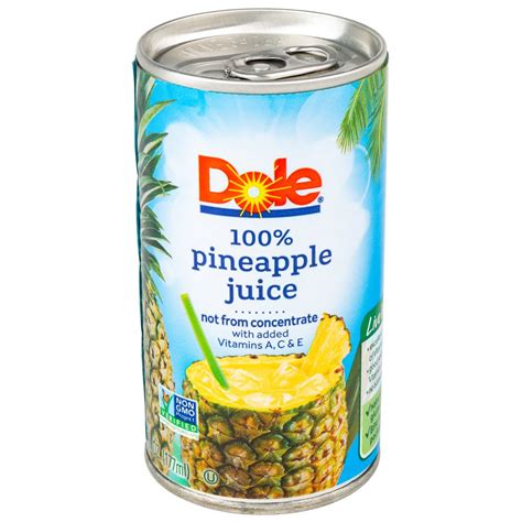 Dole Pineapple Juice 8.4 Oz