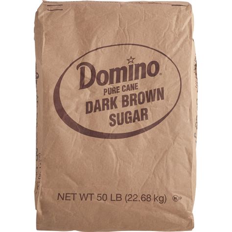 Domino Dark Brown Sugar 50 Lbs