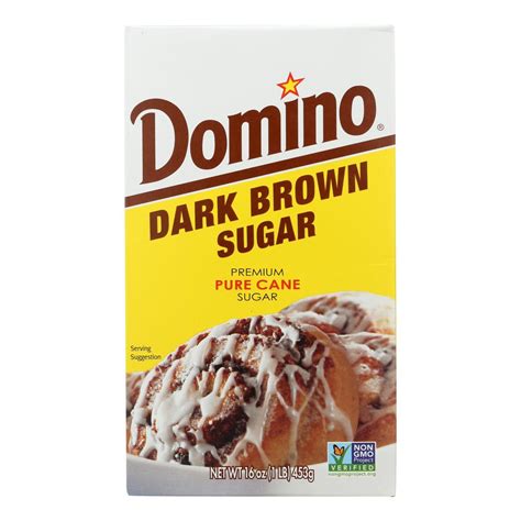 Domino Dark Brown Sugar Pure Cane Sugar 16 0 Oz