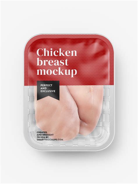 Double Chicken Breast Tray Mockup Smarty Mockups