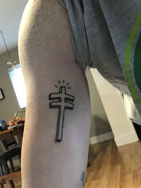 Double Cross Tattoo