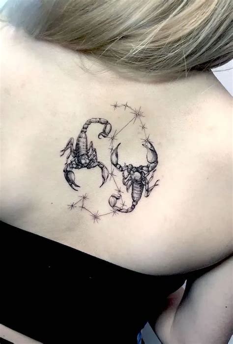 Double Scorpio Tattoos