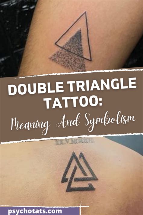 Double Triangle Tattoo Meaning Amp Symbolism Faith