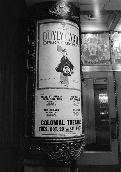 Doyly Carte Opera Company Colonial Theater Boston Digital Commonwealth