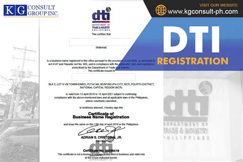 Dti Business Registration In The Philippines A Step By Step Guide For