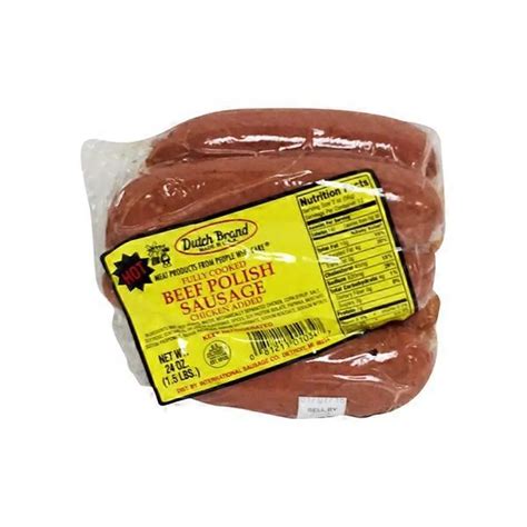 Dutch Brand Beef Polish Sausage 24 Oz Delivery Or Pickup Near Me Instacart
