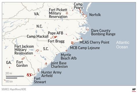 East Coast Military Bases East Coast Military Bases