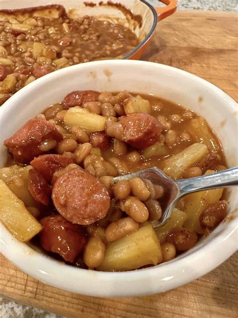 Easy Franks And Beans Crinkled Cookbook