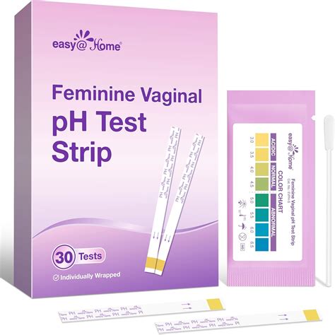 Easy Home Vaginal Ph Uti Test Strips Yeast Infection Bv Testing K