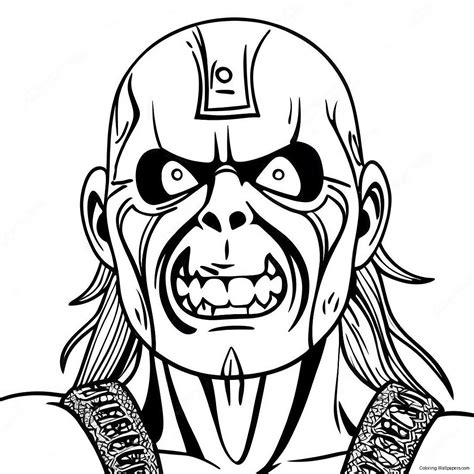 Eddie The Head Iron Maiden Coloring Page 45484 35973