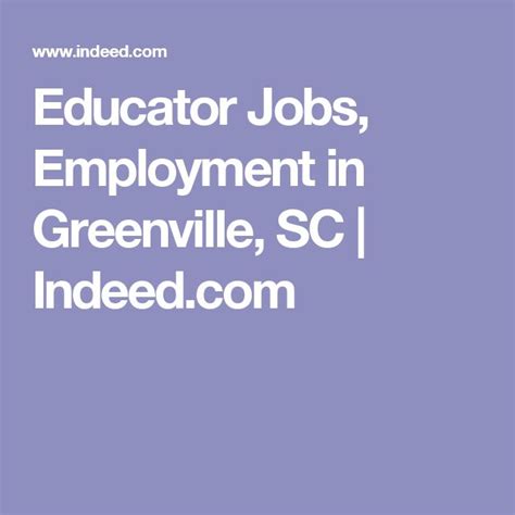 Educator Jobs Employment In Greenville Sc Indeed Com Police