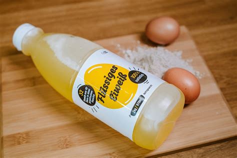 Egg White Product On A Disposable Bottle Free Stock Photo