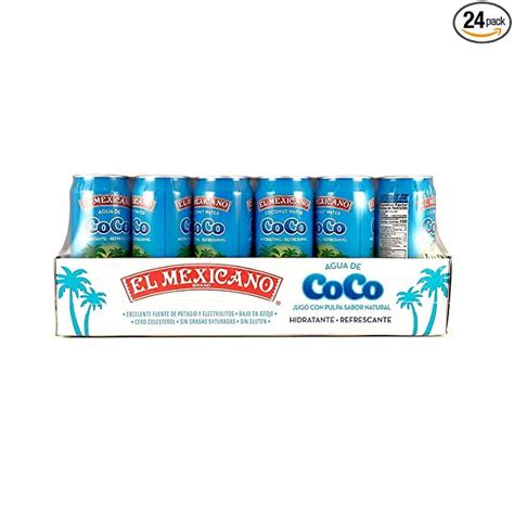 El Mexicano Coconut Water With Pulp 10 5 Fl Oz 24 Ct Costco