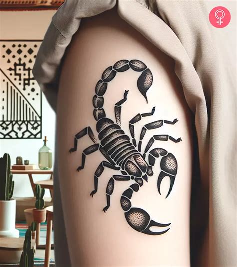 Elegant Scorpion Tattoos Eyeball Eye Scorpion Tattoo Inspired Design