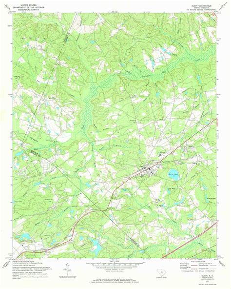 Elgin South Carolina Us Topo Map