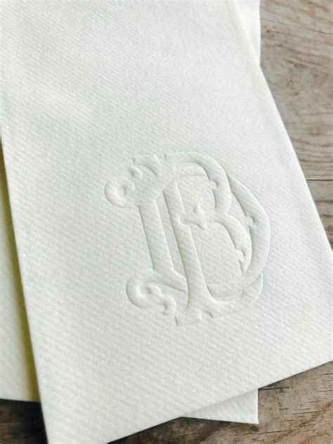 Embossed Linen Like Guest Towels Dinner Napkins Monogrammed Paper Embossed Linen Like Guest Towels Dinner Napkins Monogrammed Paper