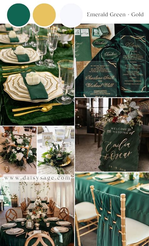 Emerald Green And Gold Outfits For Wedding Inspiration Tiktok