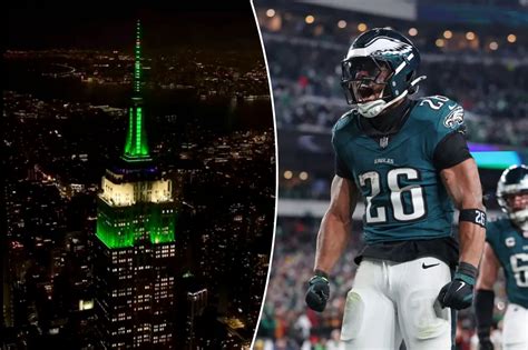 Empire State Building Lights Up To Honor The Philadelphia Eagles