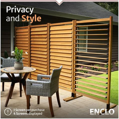 Enclo Privacy Screens Cran D Amp 39 Intimit En Bois Concord 154Cm De Haut X