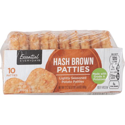 Essential Everyday Hash Brown Patties Same Day Delivery Or Pickup Shop N Save